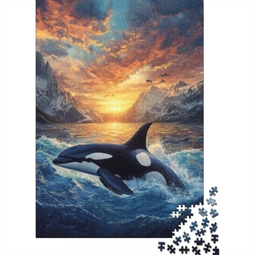 300-teilige Puzzles Für Erwachsene Killer Whale 300-teiliges Puzzle Impossible Puzzle 300pcs (40x28cm) von CPXSEMAZA