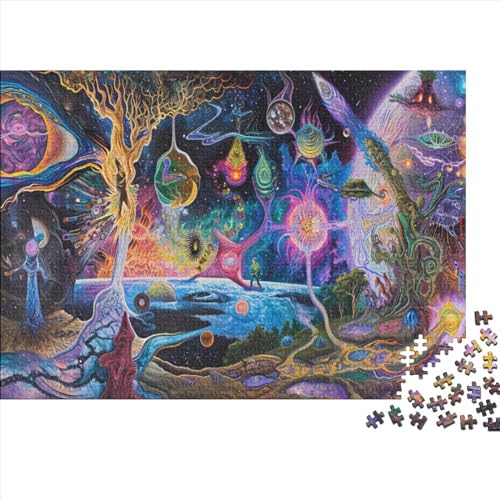 3D-Puzzle Für Erwachsene 300 Teile Alien World Geschenkideen Für Puzzles Für Erwachsene 300pcs (40x28cm) von CPXSEMAZA