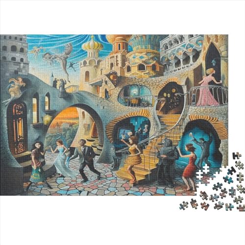 3D-Puzzle Für Erwachsene 300 Teile Strange People Geschenkideen Für Puzzles Für Erwachsene 300pcs (40x28cm) von CPXSEMAZA