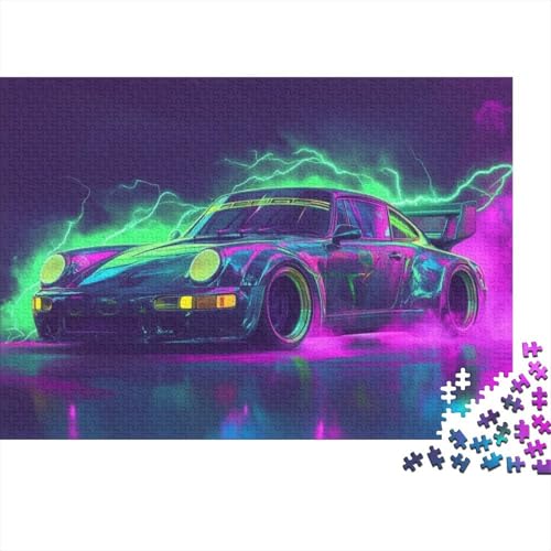 500 Teile Erwachsenenpuzzle Supercar 500 Teile Holzpuzzle - Einzigartige, Ungewöhnliche Puzzles Mit Geformten Teilen 500pcs (52x38cm) von CPXSEMAZA