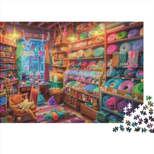 500 Teile Puzzle Für Erwachsene Colorful Grocery Store Puzzle Für Erwachsene, Holzpuzzle, Erwachsene Und Kinder 500pcs (52x38cm) von CPXSEMAZA