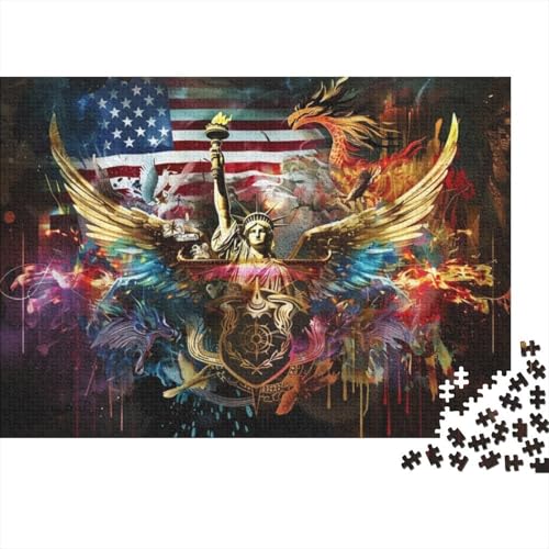 500 Teile Puzzle Für Erwachsene Statue of Liberty Puzzle Für Erwachsene, Holzpuzzle, Erwachsene Und Kinder 500pcs (52x38cm) von CPXSEMAZA