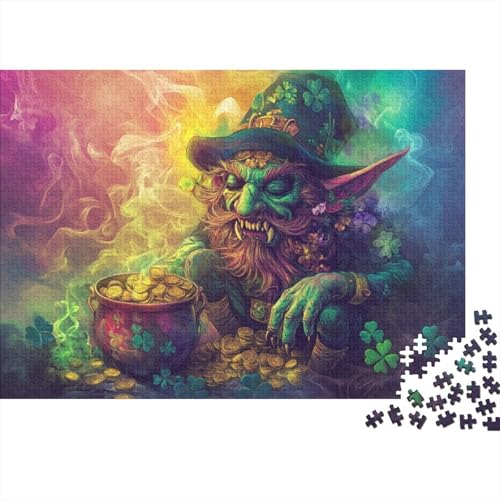 500 Teile Puzzles Holzpuzzle Evil Goblin Puzzlespiele Für Erwachsene 500pcs (52x38cm) von CPXSEMAZA