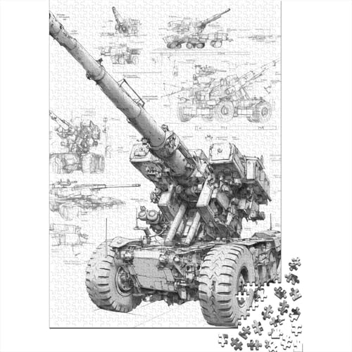 500-teilige Holzpuzzles Für Erwachsene Military Theme Puzzles 500 Teile Puzzle 500pcs (52x38cm) von CPXSEMAZA