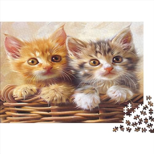 500-teilige Puzzles Für Erwachsene Cute Cat Puzzles Für Erwachsene, 500-teiliges Spiel, Spielzeug Für Erwachsene, Familienpuzzles, Geschenk 500pcs (52x38cm) von CPXSEMAZA