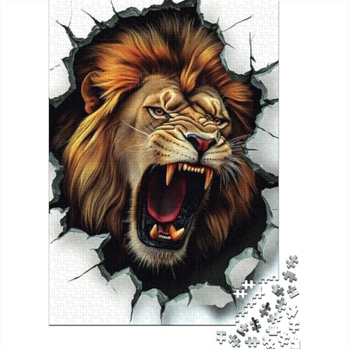 500-teilige Puzzles Für Erwachsene Lion 500-teiliges Puzzle, Einzigartige Heimdekoration Und Geschenke 500pcs (52x38cm) von CPXSEMAZA