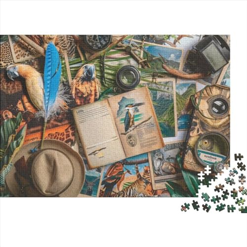 Animal Photo Postcards Jigsaw Puzzle Für Sohn/Kinder Familie Zusammen 1000 Schlafzimmer Dekoration Puzzles Erwachsene 1000 Stück Holz Puzzle Spiel Kinder Geschenk 1000pcs (75x50cm) von CPXSEMAZA