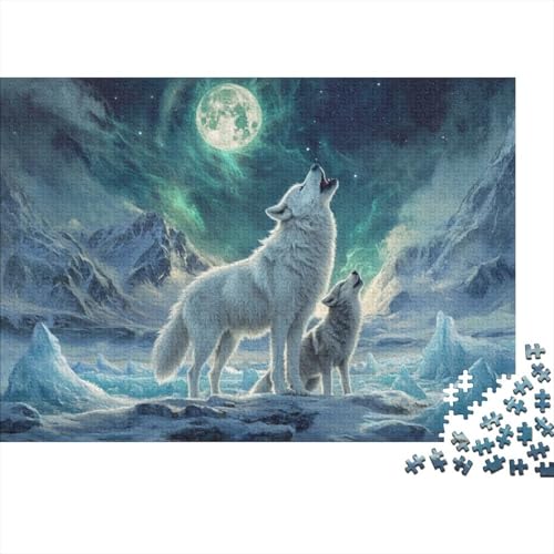 Arctic Wolf Puzzles Für Erwachsene 500 Teile 500 Teile Puzzles Impossible Puzzle 500 Teile Puzzles Spielzeug Und Spiele 500pcs (52x38cm) von CPXSEMAZA