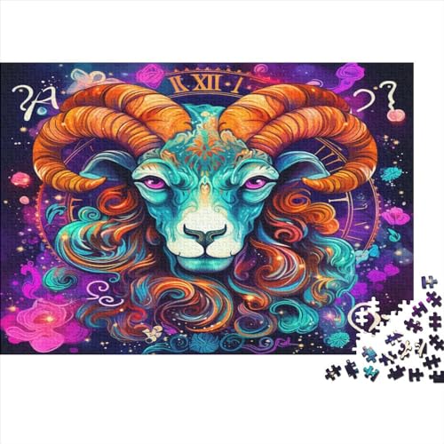 Aries Ungelöstes 3D-Puzzle Mit 300 Teilen Für Erwachsene Und Jugendliche Ab 12 Jahren 300pcs (40x28cm) von CPXSEMAZA