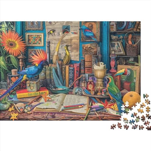 Art Bird 3D-Puzzles 300 Teile Für Erwachsene Puzzles Für Erwachsene 300 Teile Puzzle Lernspiele Ungelöstes Puzzle 300pcs (40x28cm) von CPXSEMAZA