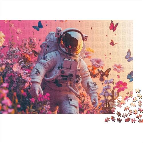 Astronaut Puzzle, 1000 Teile Puzzle, Erwachsene Puzzle, Einzigartiges Puzzle, Familienpuzzle, Denkspiel 1000pcs (75x50cm) von CPXSEMAZA