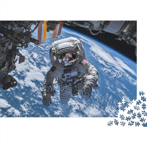 Astronaut Puzzle, 300 Teile Puzzle, Erwachsene Puzzle, Einzigartiges Puzzle, Familienpuzzle, Denkspiel 300pcs (40x28cm) von CPXSEMAZA