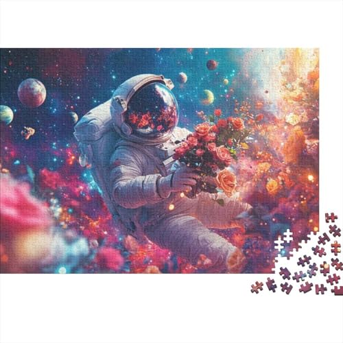 Astronaut Puzzle, 300 Teile Puzzle, Erwachsene Puzzle, Einzigartiges Puzzle, Familienpuzzle, Denkspiel 300pcs (40x28cm) von CPXSEMAZA