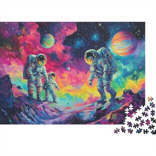 Astronaut Puzzle, 300 Teile Puzzle, Erwachsene Puzzle, Einzigartiges Puzzle, Familienpuzzle, Denkspiel 300pcs (40x28cm) von CPXSEMAZA