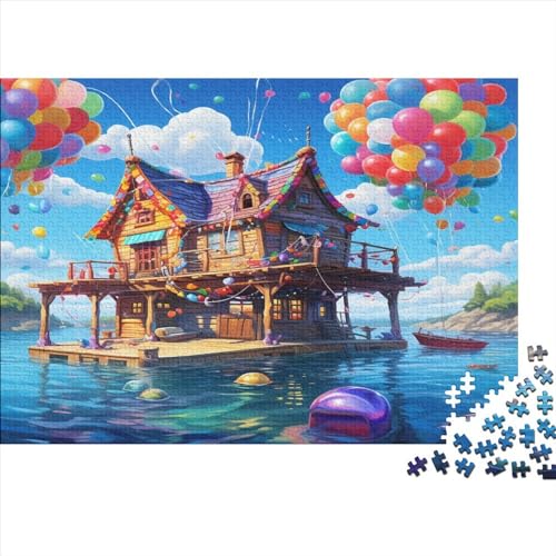 Balloon Cabin Puzzles Für Erwachsene 1000 Puzzles Für Erwachsene 1000 Teile Puzzle 1000 Teile Ungelöstes Puzzle 1000pcs (75x50cm) von CPXSEMAZA