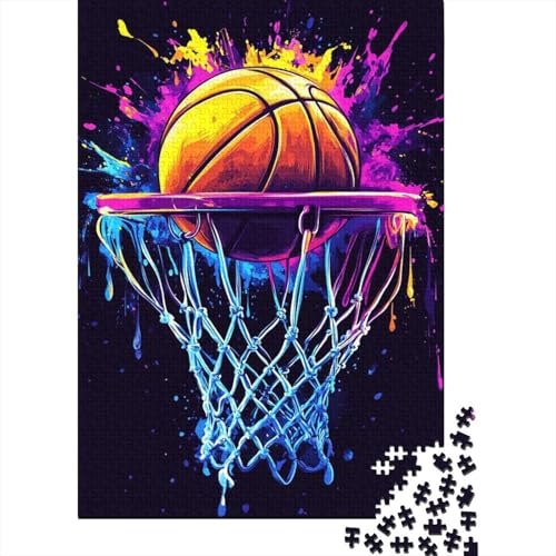 Basketball Puzzle 1000 Teile Für Erwachsene | Puzzle | 1000-teiliges Puzzle, Lernspiele, Heimdekorationspuzzle 1000pcs (75x50cm) von CPXSEMAZA