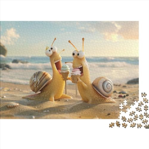 Beach Snail Puzzles Für Erwachsene 500 Puzzles Für Erwachsene 500 Teile Puzzles Für Erwachsene Puzzles 500 Teile Für Erwachsene 500pcs (52x38cm) von CPXSEMAZA