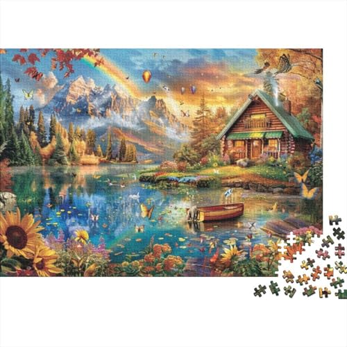 Beautiful Autumn Jigsaw Puzzle, 300 Teile Jigsaw Puzzle Für Erwachsene 300pcs (40x28cm) von CPXSEMAZA