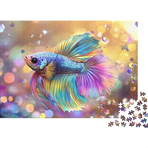 Beautiful Fish Puzzle, 1000 Teile Puzzle, Erwachsene Puzzle, Einzigartiges Puzzle, Familienpuzzle, Denkspiel 1000pcs (75x50cm) von CPXSEMAZA