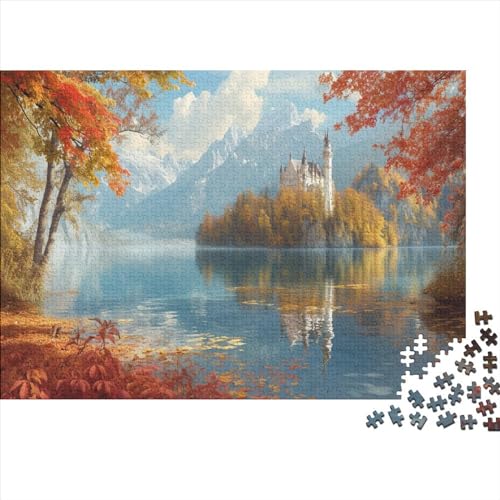 Beautiful Lake Jigsaw Puzzle Für Sohn/Kinder Familie Zusammen 1000 Schlafzimmer Dekoration Puzzles Erwachsene 1000 Stück Holz Puzzle Spiel Kinder Geschenk 1000pcs (75x50cm) von CPXSEMAZA