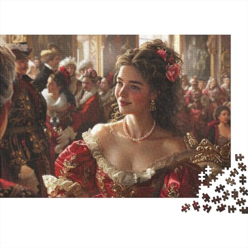 Beautiful Princess Puzzle, 300 Teile Puzzle, Erwachsene Puzzle, Einzigartiges Puzzle, Familienpuzzle, Denkspiel 300pcs (40x28cm) von CPXSEMAZA