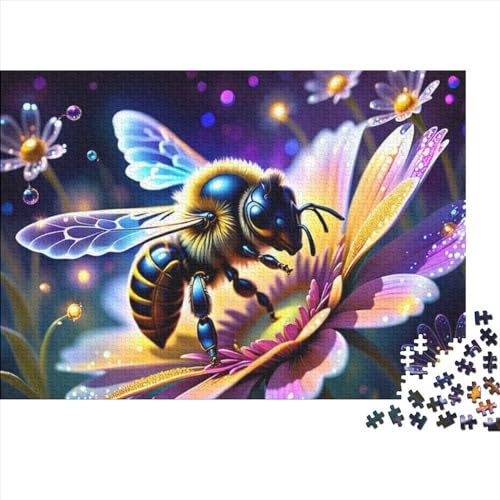 Bee 300-teiliges Holzpuzzle Für Erwachsene, 300-teiliges Puzzle, Einzigartige Heimdekoration Und Geschenke, 300-teiliges Puzzle, Spielzeug Und Spiele 300pcs (40x28cm) von CPXSEMAZA