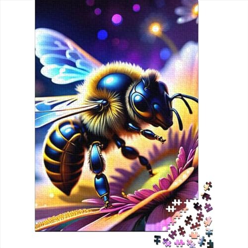 Bee Puzzle 1000 Teilepuzzle 1000 Teile Erwachsene Geschicklichkeitsspiel Für Die Ganze FamilieErwachsenenpuzzle Ab 12 Jahren 1000pcs (75x50cm) von CPXSEMAZA