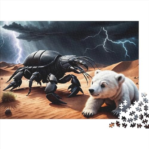 Beetle and Bear Puzzles Für Erwachsene 1000 Puzzles Für Erwachsene 1000 Teile Puzzle 1000 Teile Puzzles 1000pcs (75x50cm) von CPXSEMAZA