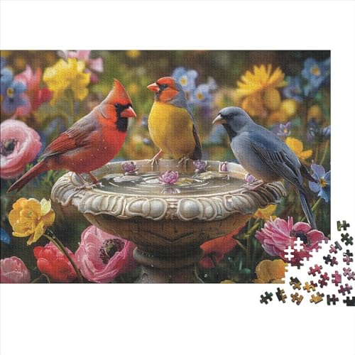 Bird Lover 3D-Puzzles 300 Teile Für Erwachsene Puzzles Für Erwachsene 300 Teile Puzzle Lernspiele Ungelöstes Puzzle 300pcs (40x28cm) von CPXSEMAZA