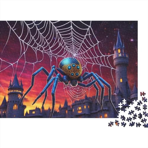 Black Widow Spider Jigsaw Puzzle Für Sohn/Kinder Familie Zusammen 1000 Schlafzimmer Dekoration Puzzles Erwachsene 1000 Stück Holz Puzzle Spiel Kinder Geschenk 1000pcs (75x50cm) von CPXSEMAZA