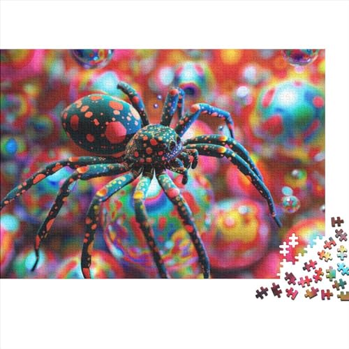 Black Widow Spider Puzzle 1000 Teilepuzzle 1000 Teile Erwachsene Geschicklichkeitsspiel Für Die Ganze FamilieErwachsenenpuzzle Ab 12 Jahren 1000pcs (75x50cm) von CPXSEMAZA