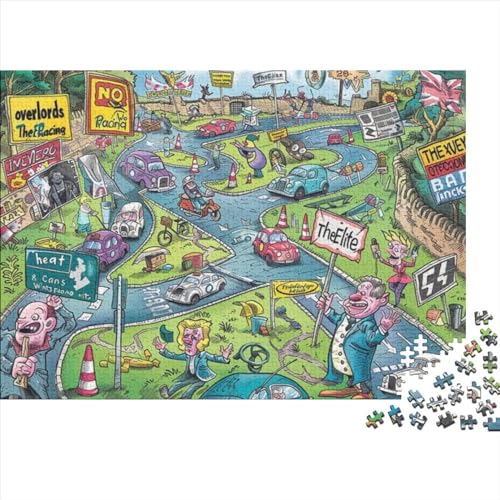 British Comics Puzzle, 300 Teile Puzzle, Erwachsene Puzzle, Einzigartiges Puzzle, Familienpuzzle, Denkspiel 300pcs (40x28cm) von CPXSEMAZA