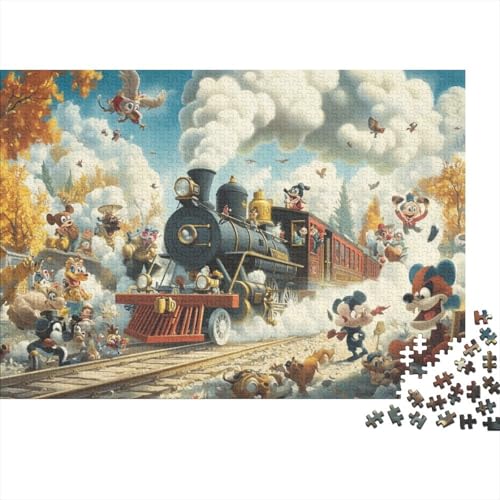 Cartoon Characters Puzzle, 300 Teile Puzzle, Erwachsene Puzzle, Einzigartiges Puzzle, Familienpuzzle, Denkspiel 300pcs (40x28cm) von CPXSEMAZA