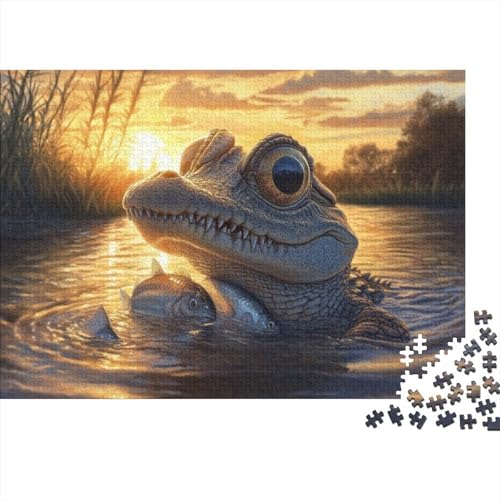 Cartoon Crocodile Puzzles Für Erwachsene 300 Teile Puzzles Für Erwachsene, Puzzle 300 Teile Für Erwachsene Anspruchsvolle Puzzlespiele 300pcs (40x28cm) von CPXSEMAZA