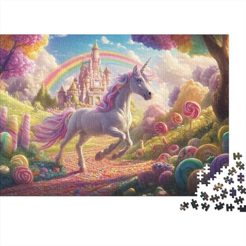 Cartoon Horse Puzzles Für Erwachsene 500-teiliges Puzzle Für Erwachsene Anspruchsvolles Spiel 500pcs (52x38cm) von CPXSEMAZA