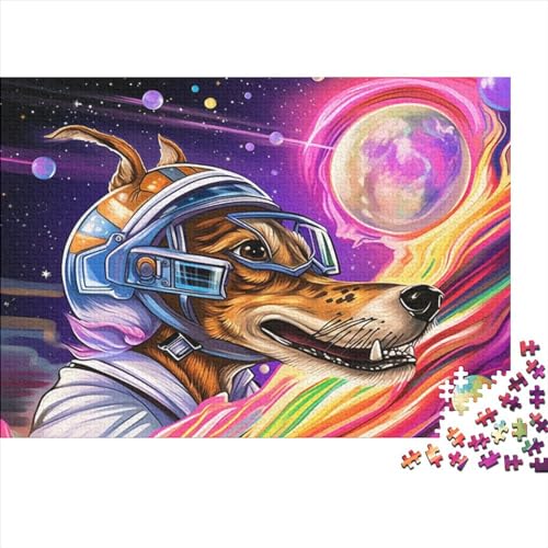 Cartoon Wolf Puzzle, 300 Teile Puzzle, Erwachsene Puzzle, Einzigartiges Puzzle, Familienpuzzle, Denkspiel 300pcs (40x28cm) von CPXSEMAZA