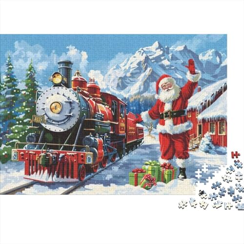 Christmas Train Puzzles Für Erwachsene 500 Teile Puzzle 500 Teile Impossible Puzzle 500 Puzzles Für Erwachsene Spielzeug Und Spiele 500pcs (52x38cm) von CPXSEMAZA