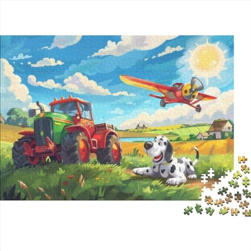 Color Cartoon Farm Puzzle, 500 Teile Puzzle, Erwachsene Puzzle, Einzigartiges Puzzle, Familienpuzzle, Denkspiel 500pcs (52x38cm) von CPXSEMAZA