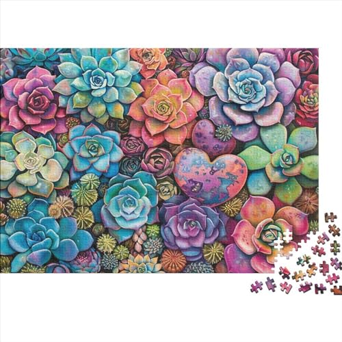 Colorful Flowers Verrücktes, Farbenfrohes 1000-teiliges Puzzlespiel Für Erwachsene 1000pcs (75x50cm) von CPXSEMAZA