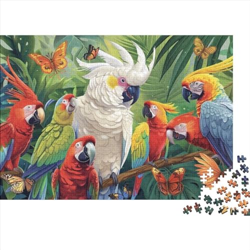 Colorful Parrot Puzzles Für Erwachsene 300 Teile 300 Teile Puzzles Impossible Puzzle 300 Teile Puzzles Spielzeug Und Spiele 300pcs (40x28cm) von CPXSEMAZA