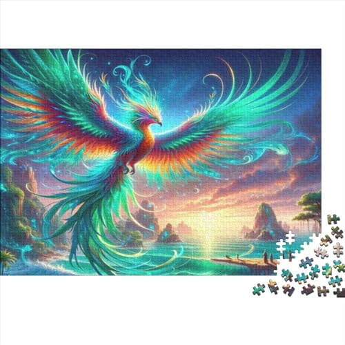 Colorful Phoenix 300-teilige Puzzles Für Erwachsene. Puzzles Mit 300 Teilen. Anspruchsvolle Puzzles Für Erwachsene. 300-teilige Puzzles Für Erwachsene. Spielzeug Und Spiele 300pcs (40x28cm) von CPXSEMAZA