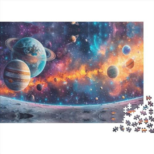 Colorful Universe Puzzles 1000 Teile Für Erwachsene Puzzles Für Erwachsene 1000 Teile Puzzle Lernspiele Heimdekoration Puzzle 1000pcs (75x50cm) von CPXSEMAZA