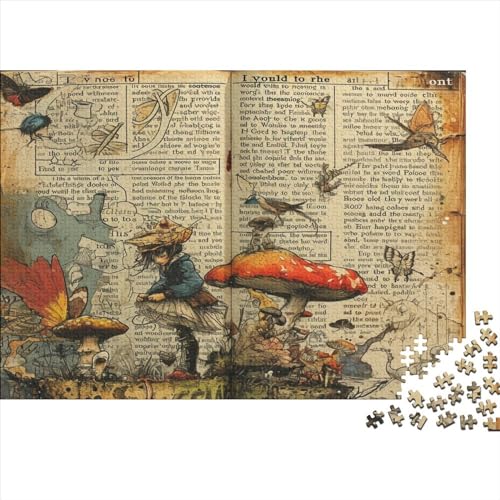 Comic Theme Ungelöstes 3D-Puzzle Mit 300 Teilen Für Erwachsene Und Jugendliche Ab 12 Jahren 300pcs (40x28cm) von CPXSEMAZA