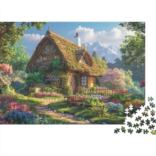 Country Cabin Puzzles Für Erwachsene 300 Teile Puzzle 300 Teile Impossible Puzzle 300 Puzzles Für Erwachsene Spielzeug Und Spiele 300pcs (40x28cm) von CPXSEMAZA