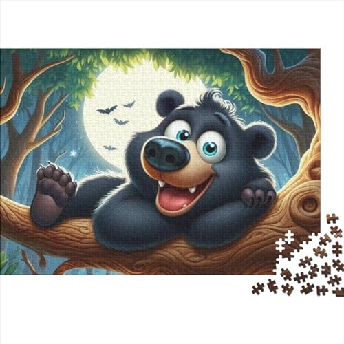 Cute Bear Puzzle, 1000 Teile Puzzle, Erwachsene Puzzle, Einzigartiges Puzzle, Familienpuzzle, Denkspiel 1000pcs (75x50cm) von CPXSEMAZA