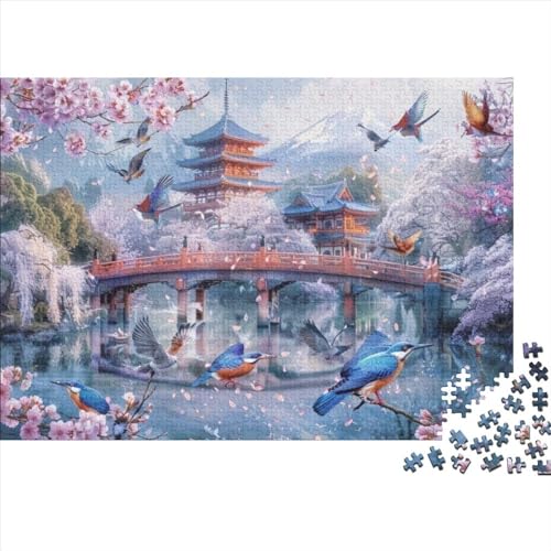 Cute Bird Puzzle, 300 Teile Puzzle, Erwachsene Puzzle, Einzigartiges Puzzle, Familienpuzzle, Denkspiel 300pcs (40x28cm) von CPXSEMAZA