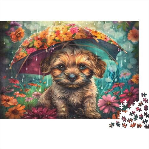 Cute Dog Jigsaw Puzzle Für Sohn/Kinder Familie Zusammen 1000 Schlafzimmer Dekoration Puzzles Erwachsene 1000 Stück Holz Puzzle Spiel Kinder Geschenk 1000pcs (75x50cm) von CPXSEMAZA