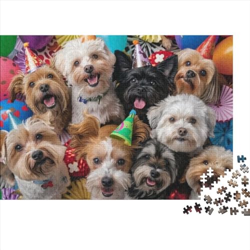 Cute Dogs Puzzles Für Erwachsene 500 Puzzles Für Erwachsene 500 Teile Puzzle 500 Teile Puzzles 500pcs (52x38cm) von CPXSEMAZA