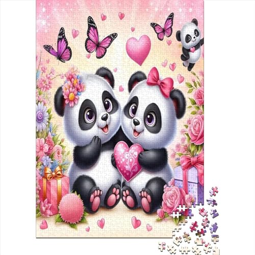 Cute Giant Panda 1000 Teile Puzzle1000 Teiliges Puzzlespiel Geschicklichkeitsspiel Für Die Ganze Familie Geschicklichkeitsspiele Erwachsenen Puzzle Ab 12 Jahren 1000pcs (75x50cm) von CPXSEMAZA