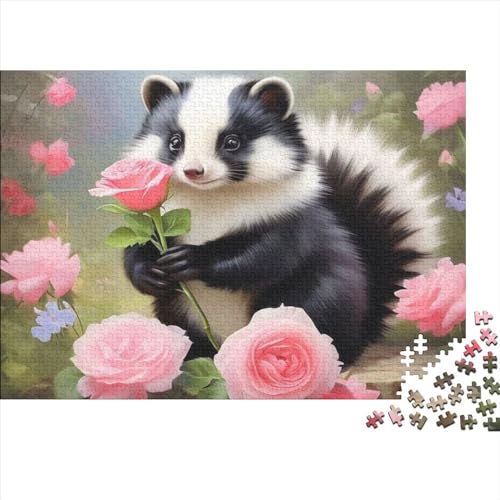 Cute Honey Badger 300-teiliges Puzzle Für Erwachsene Und Kinder Ab 12 Jahren – Tolles Geburtstagsgeschenk Für Erwachsene 300pcs (40x28cm) von CPXSEMAZA